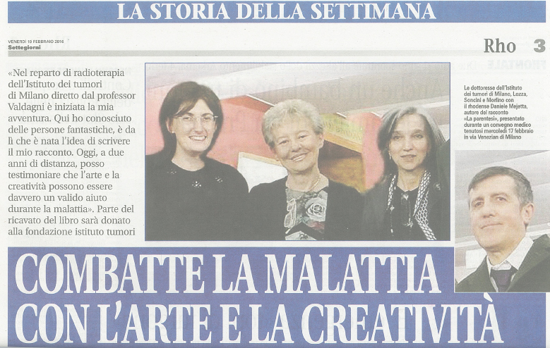 Febbraio 2016 - Convegno in Istituto dei Tumori di Milano