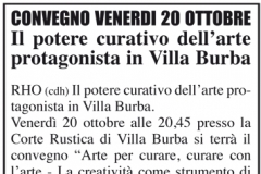 Ottobre 2017 - Convegno Villa Burba