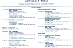 Febbraio 2016 - Convegno in Istituto dei Tumori di Milano